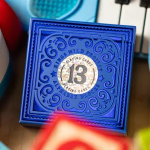 Alphabet Blocks (Blue) Playing Cards