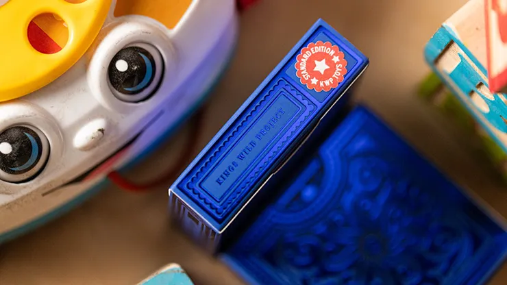 Alphabet Blocks (Blue) Playing Cards