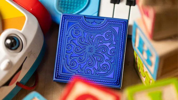 Alphabet Blocks (Blue) Playing Cards