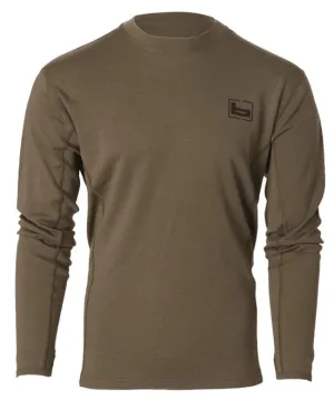 Banded Base Merino Wool Crew Long Sleeve