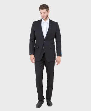 Black Wool Twill Modern Fit Suit