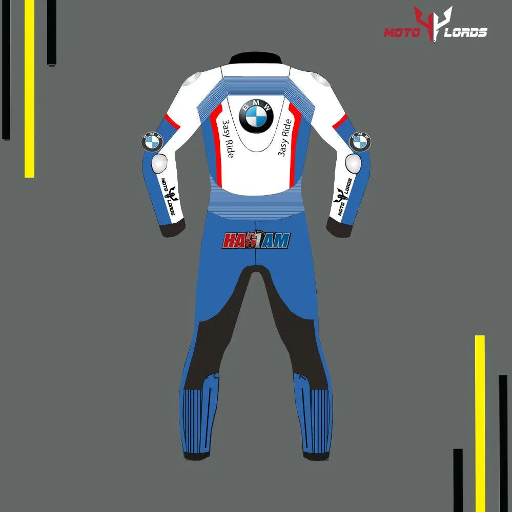 BMW Leon Haslam Racing Suit – Premium MotoGP Leather Gear