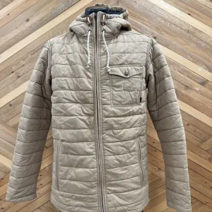 Burton- Quilted winter jacket- MSRP $329: Tan -men-MD