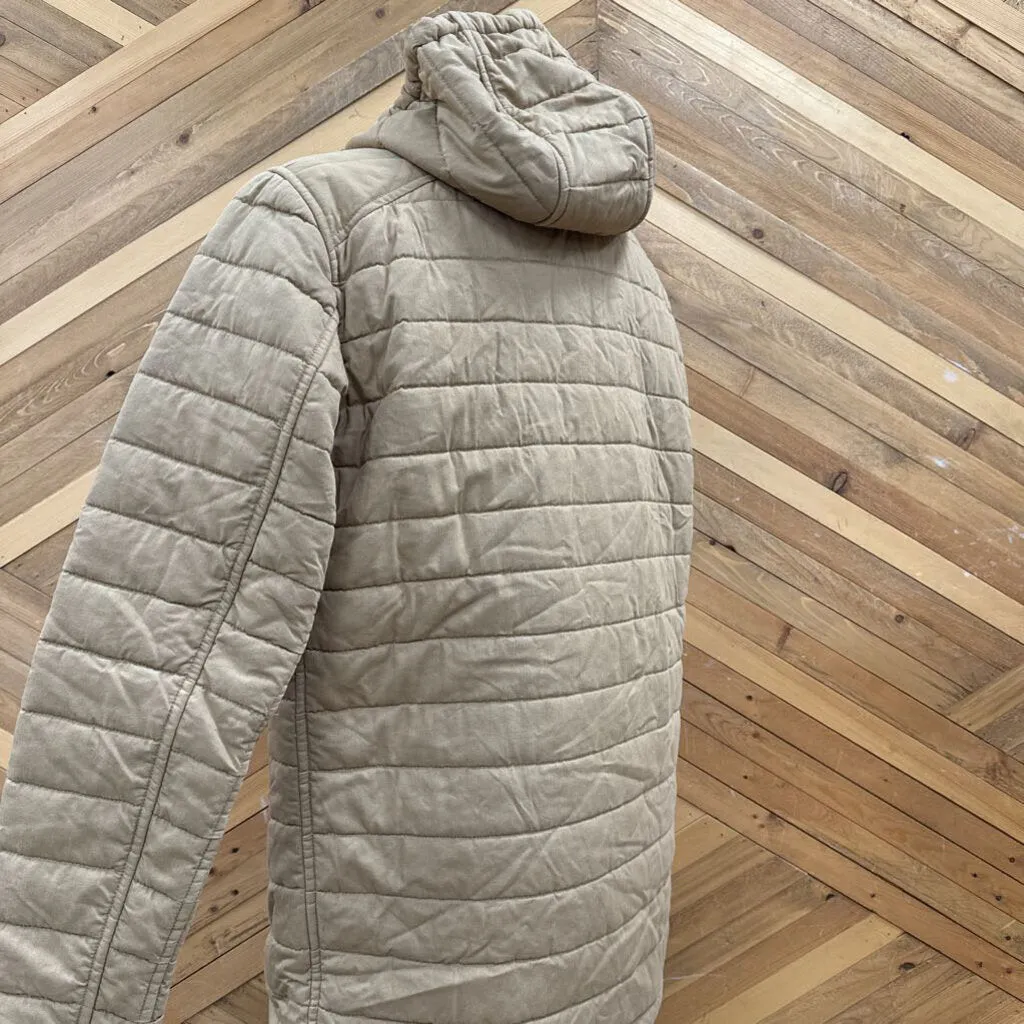 Burton- Quilted winter jacket- MSRP $329: Tan -men-MD