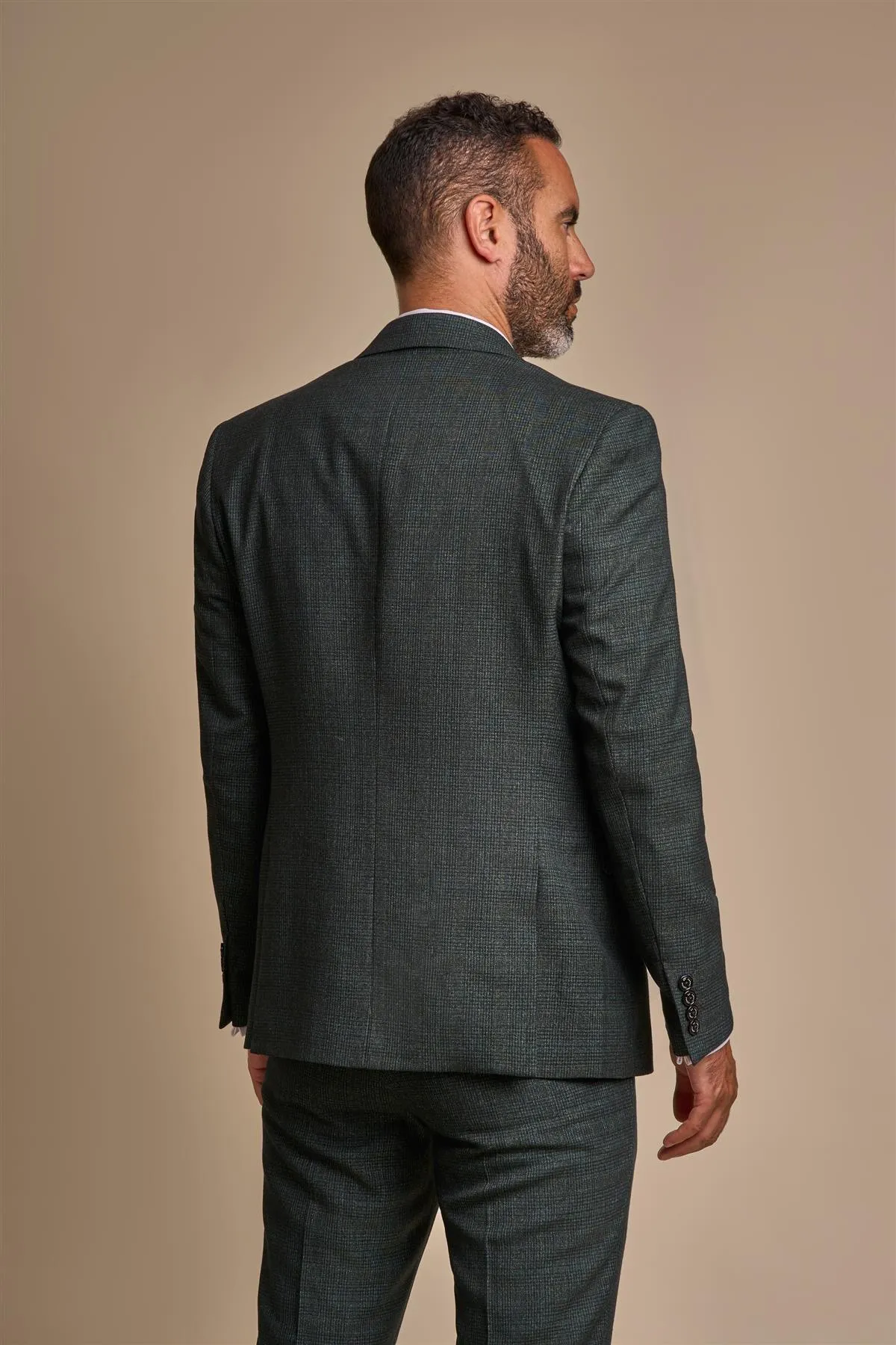 Caridi Olive Slim Fit Blazer