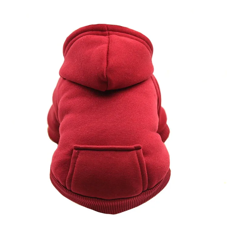 Cheap Dog Hoodie Winter Warm Dog Clothes Jacket Yorkie Pet Costume