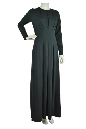 Chic Knit Maxi Dress- Black