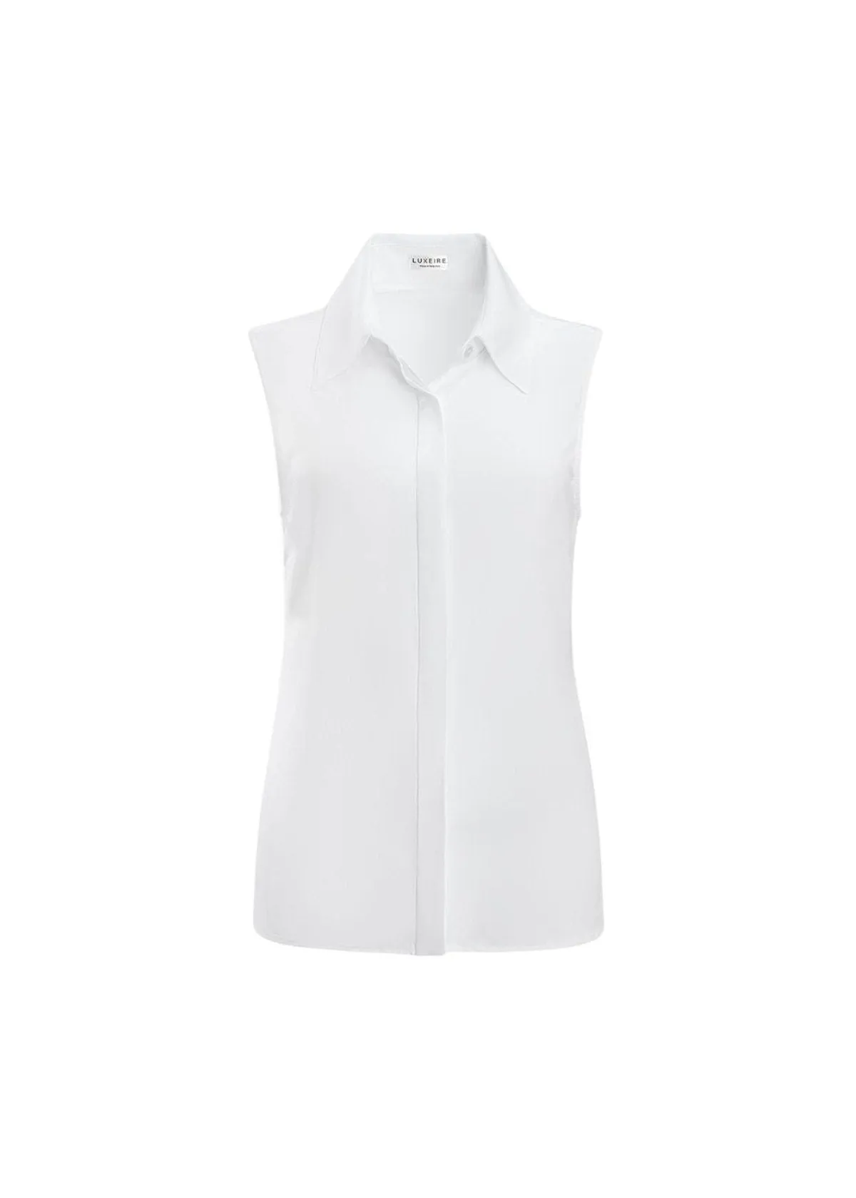 Classic Sleeveless Button Up