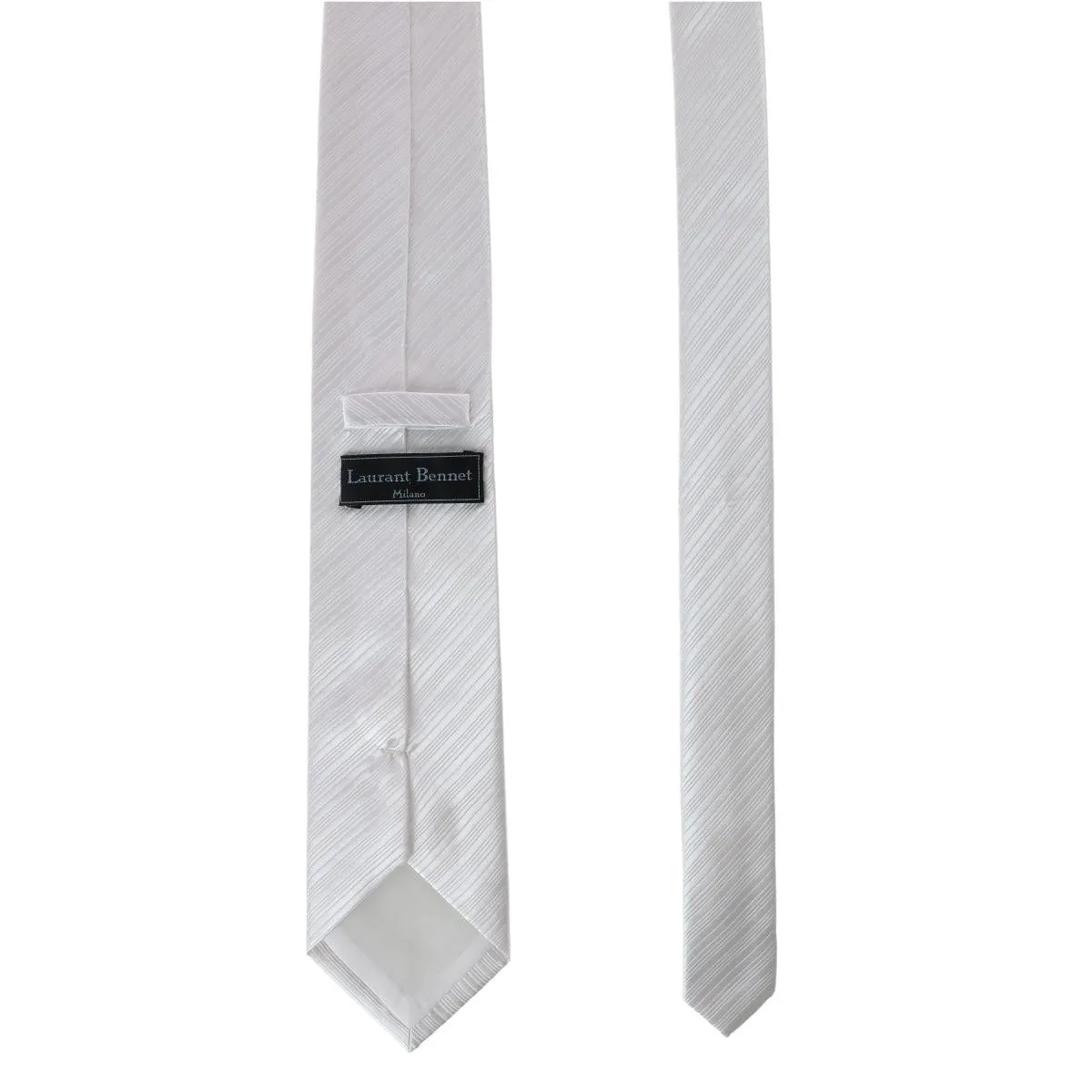 CTM® Men's Tonal Diagonal Stripe Tie