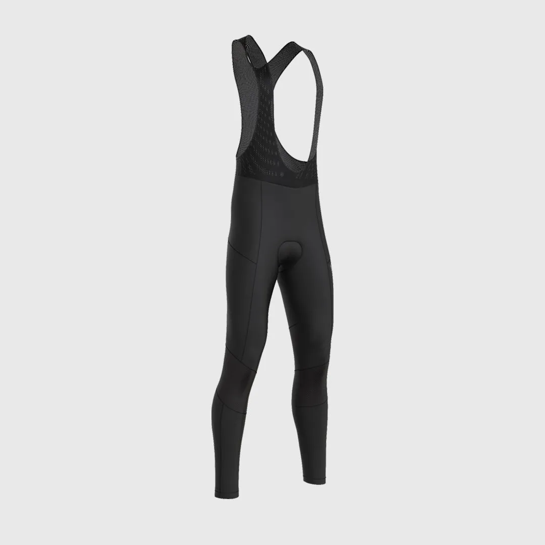 Fdx Duo Men's & Boy's Black Thermal Padded Cycling Bib Tights