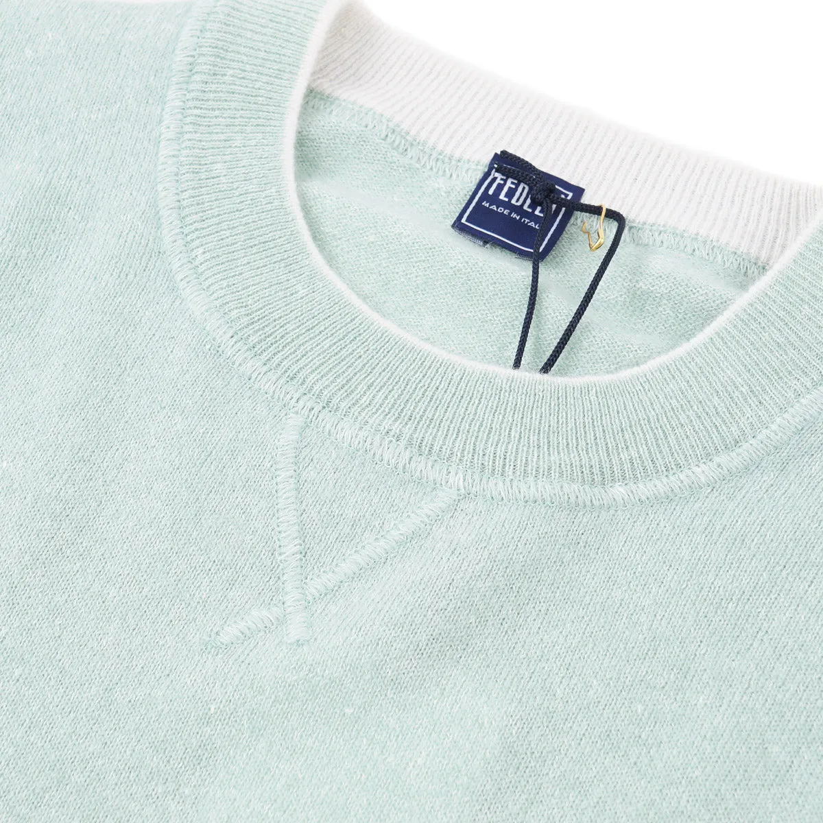 Fedeli Extrafine Cashmere and Linen Sweater