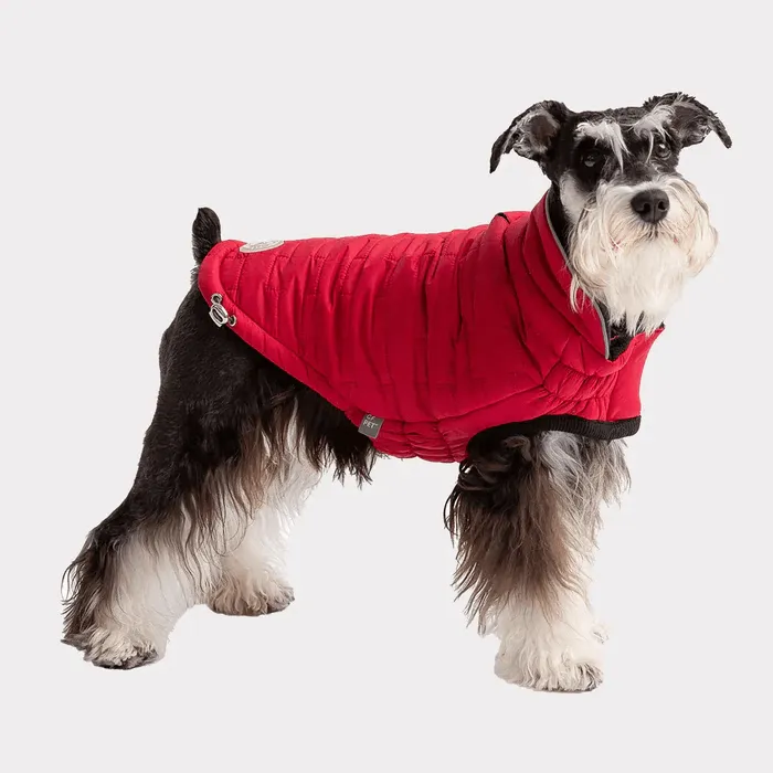 GF Pet Reversible Chalet Jacket Red For Dogs