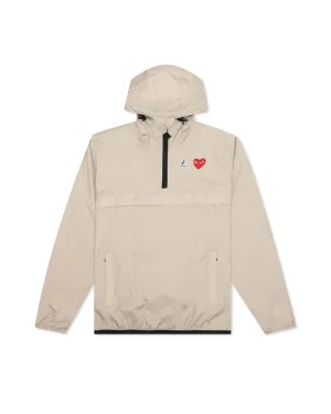 K-Way Half Zip Le Vrai 3.0 Leon Jacket - Beige