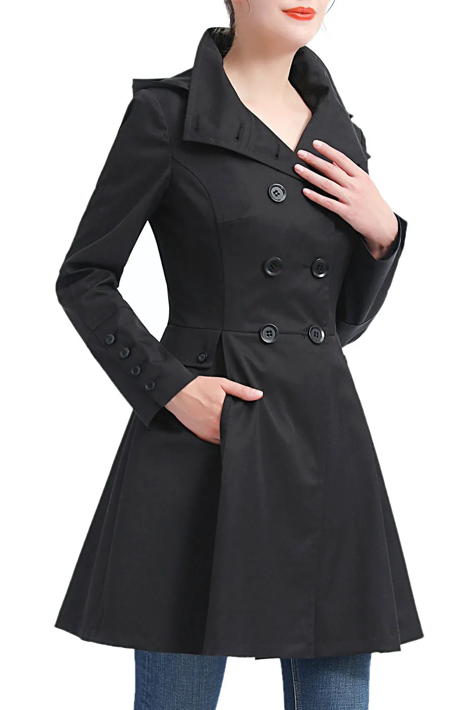 Kimi   Kai Women's "Ellie" Waterproof Trench Coat