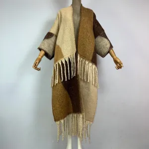 Mocha Wool Kimono