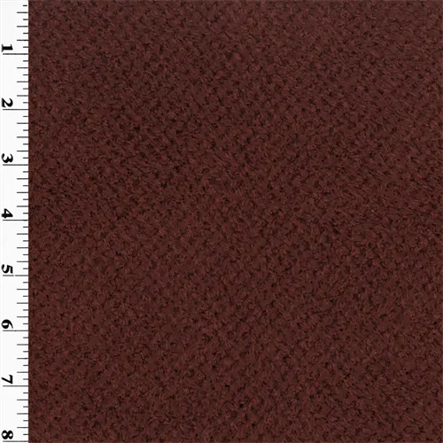 Polartec Curly Fleece - Burgundy Fabric