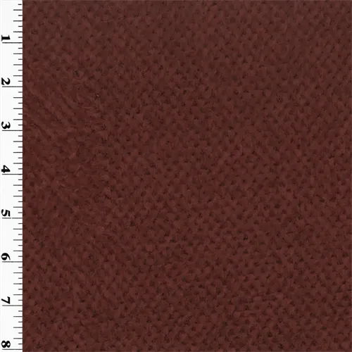 Polartec Curly Fleece - Burgundy Fabric