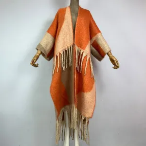 Pumpkin Spice Wool Kimono