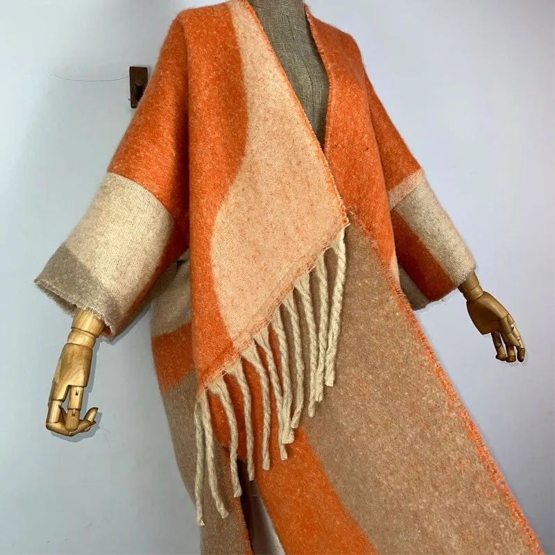 Pumpkin Spice Wool Kimono