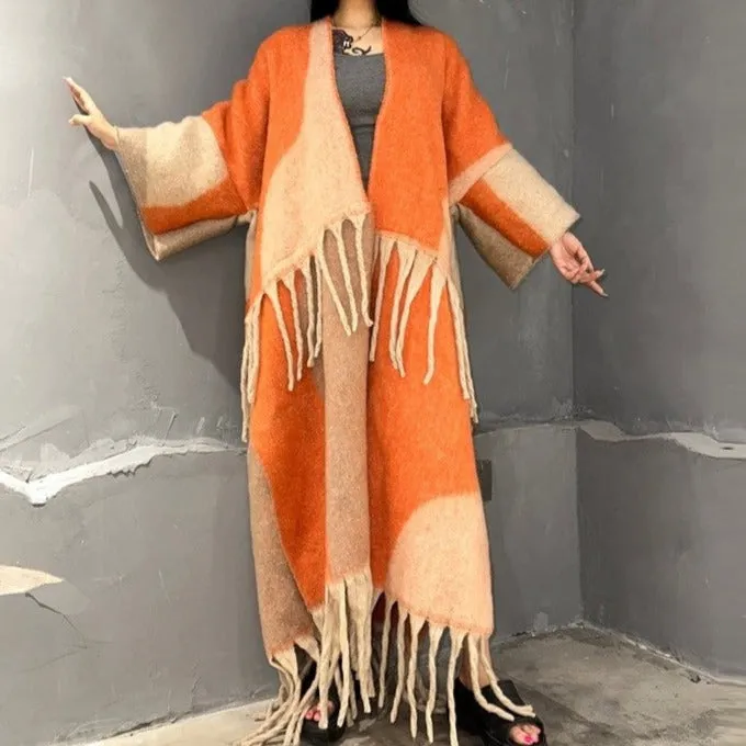 Pumpkin Spice Wool Kimono