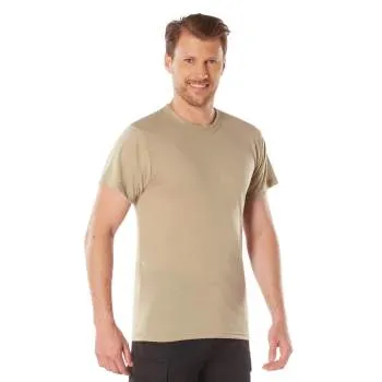 Rothco Moisture Wicking T-Shirts / Desert Sand