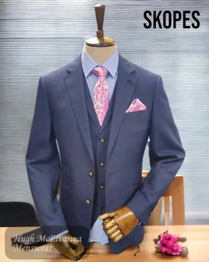 Skopes AINTREE Navy Check Suit