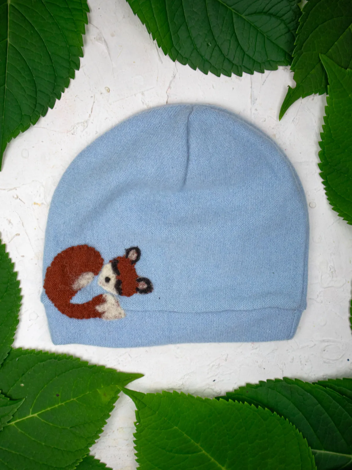 Sleeping Fox Cashmere Hat - Toddler