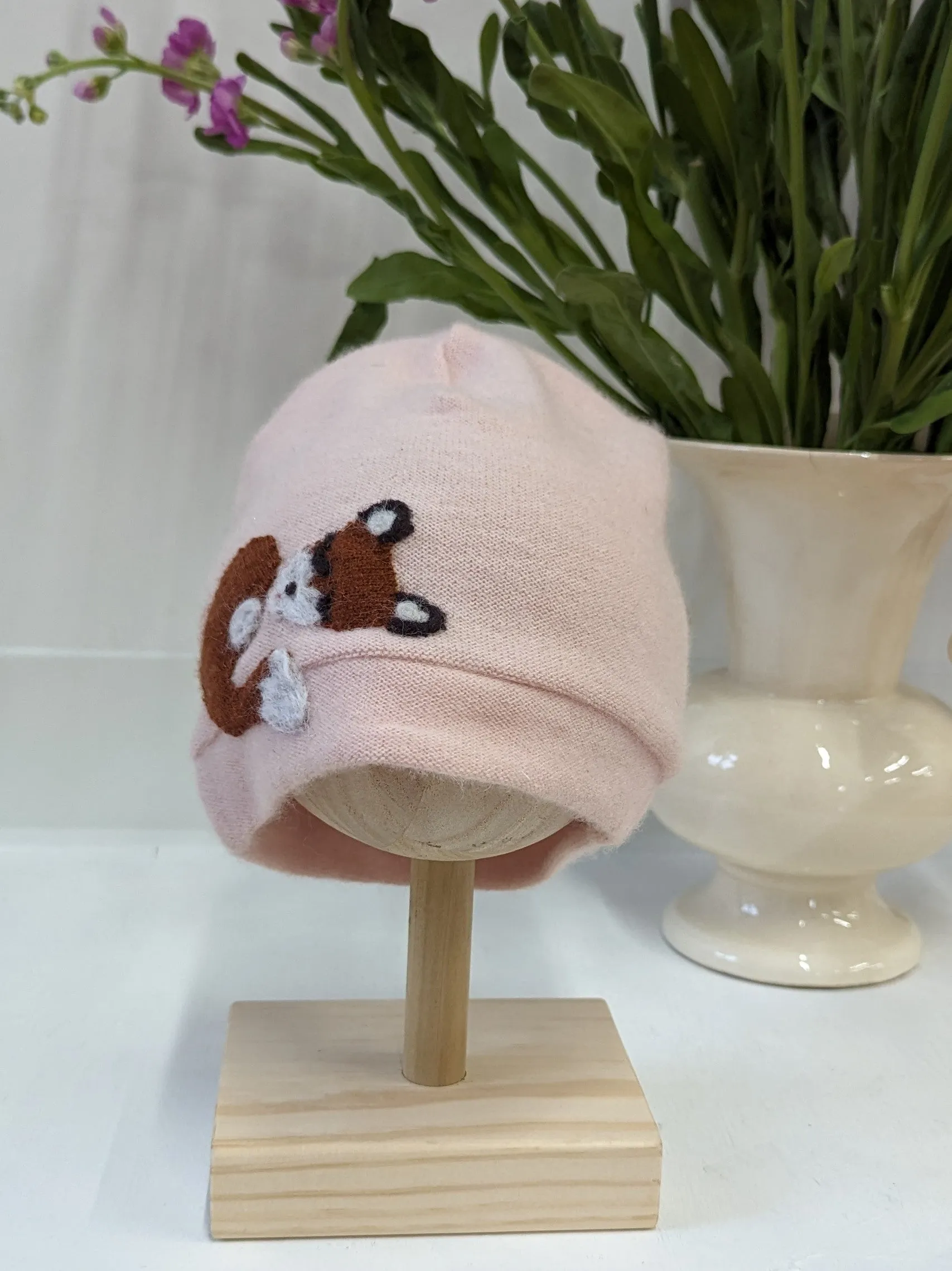 Sleeping Fox Cashmere Hat - Toddler