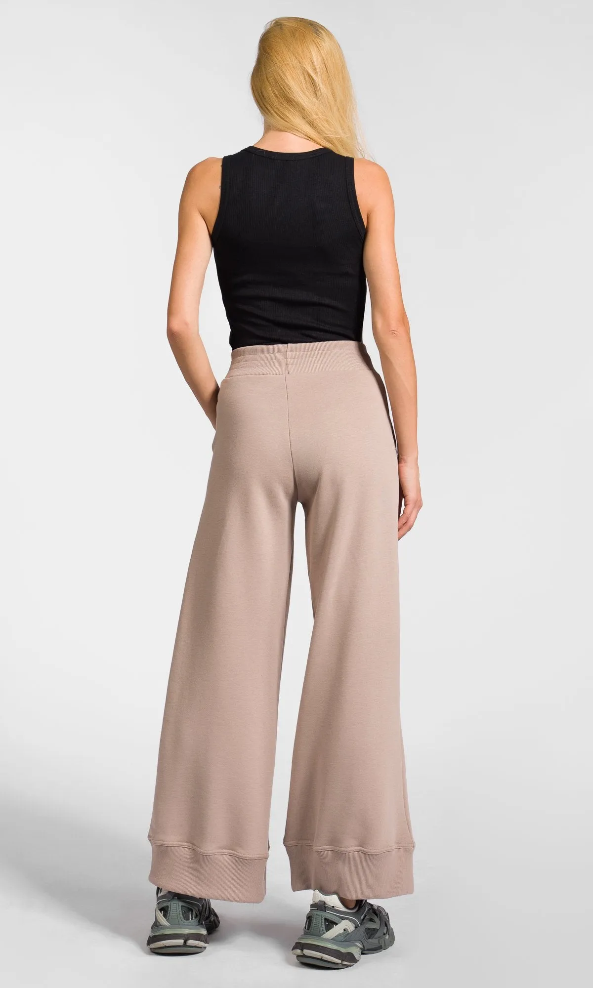 Soft Cotton Wide Leg Pants