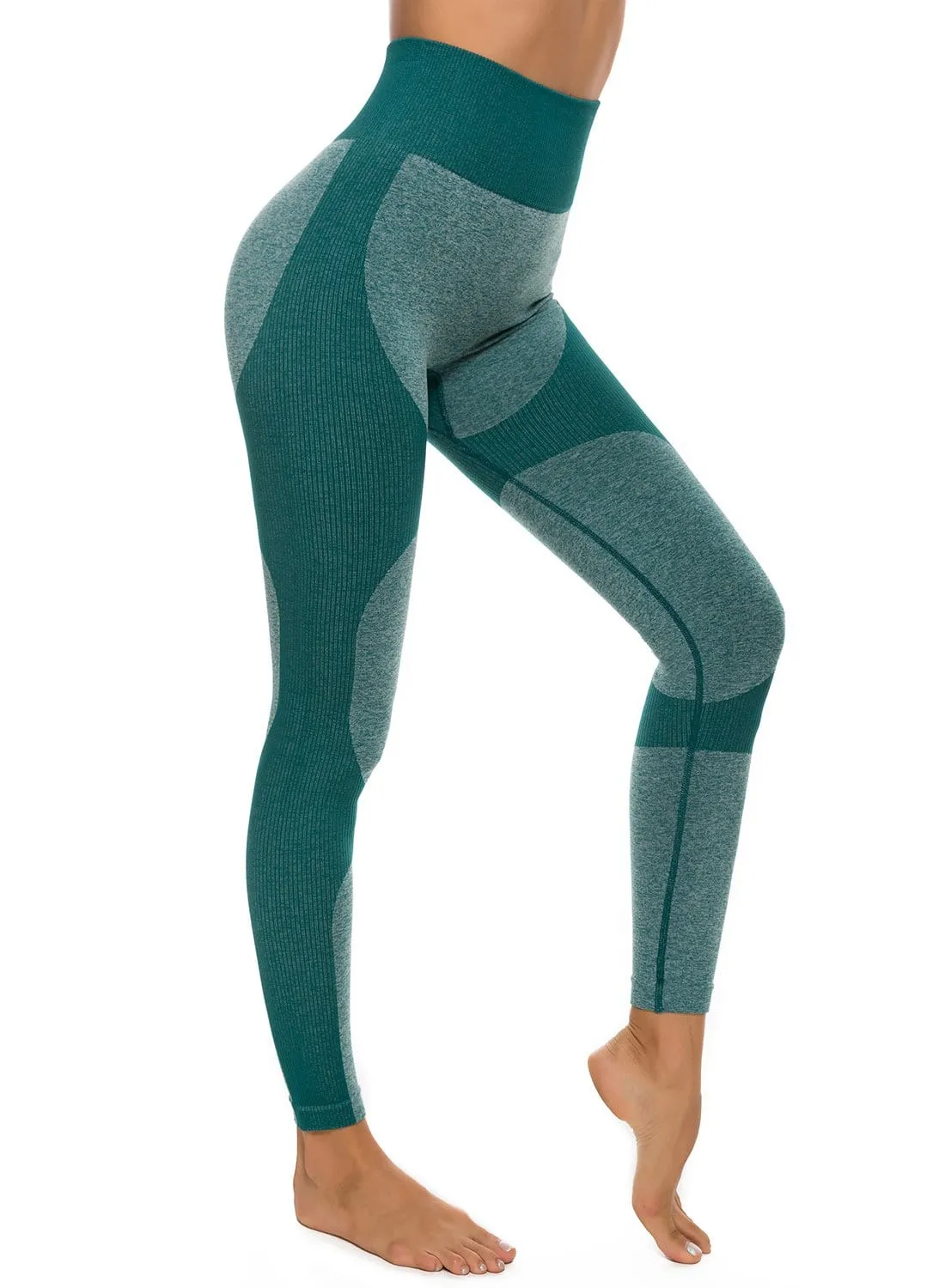 Soft Two-tone Breatheable Yoga Pants