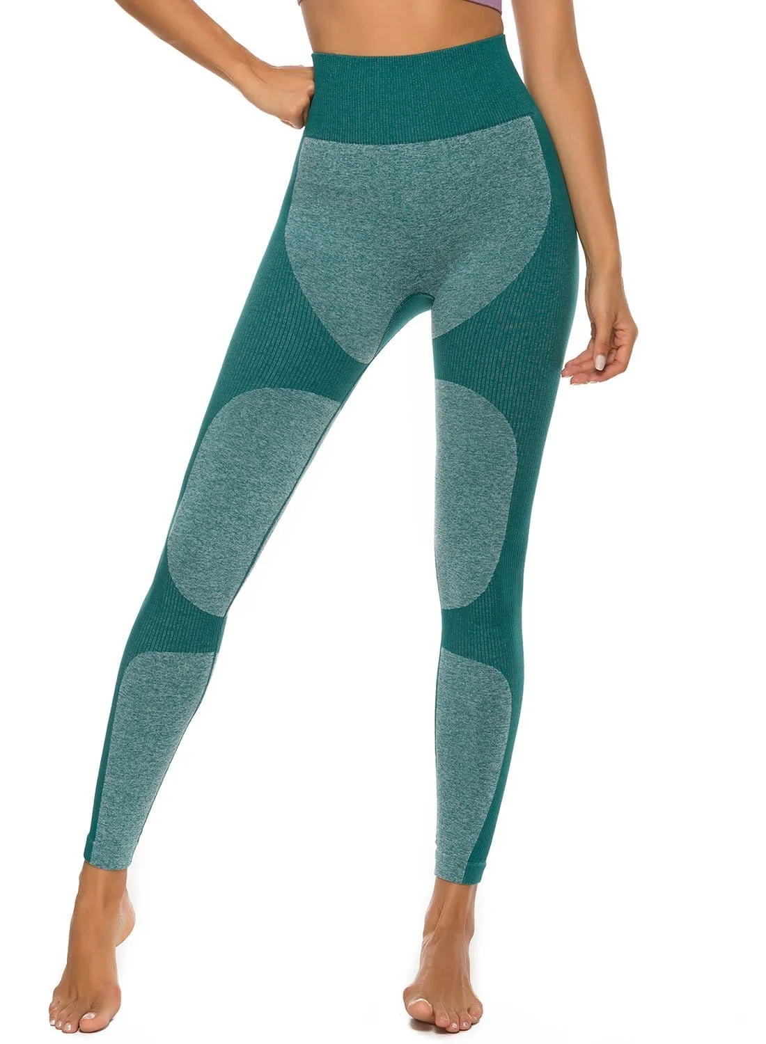 Soft Two-tone Breatheable Yoga Pants