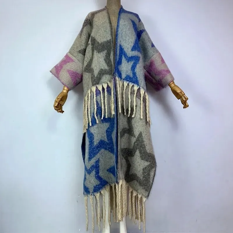 Starry Night Wool Kimono