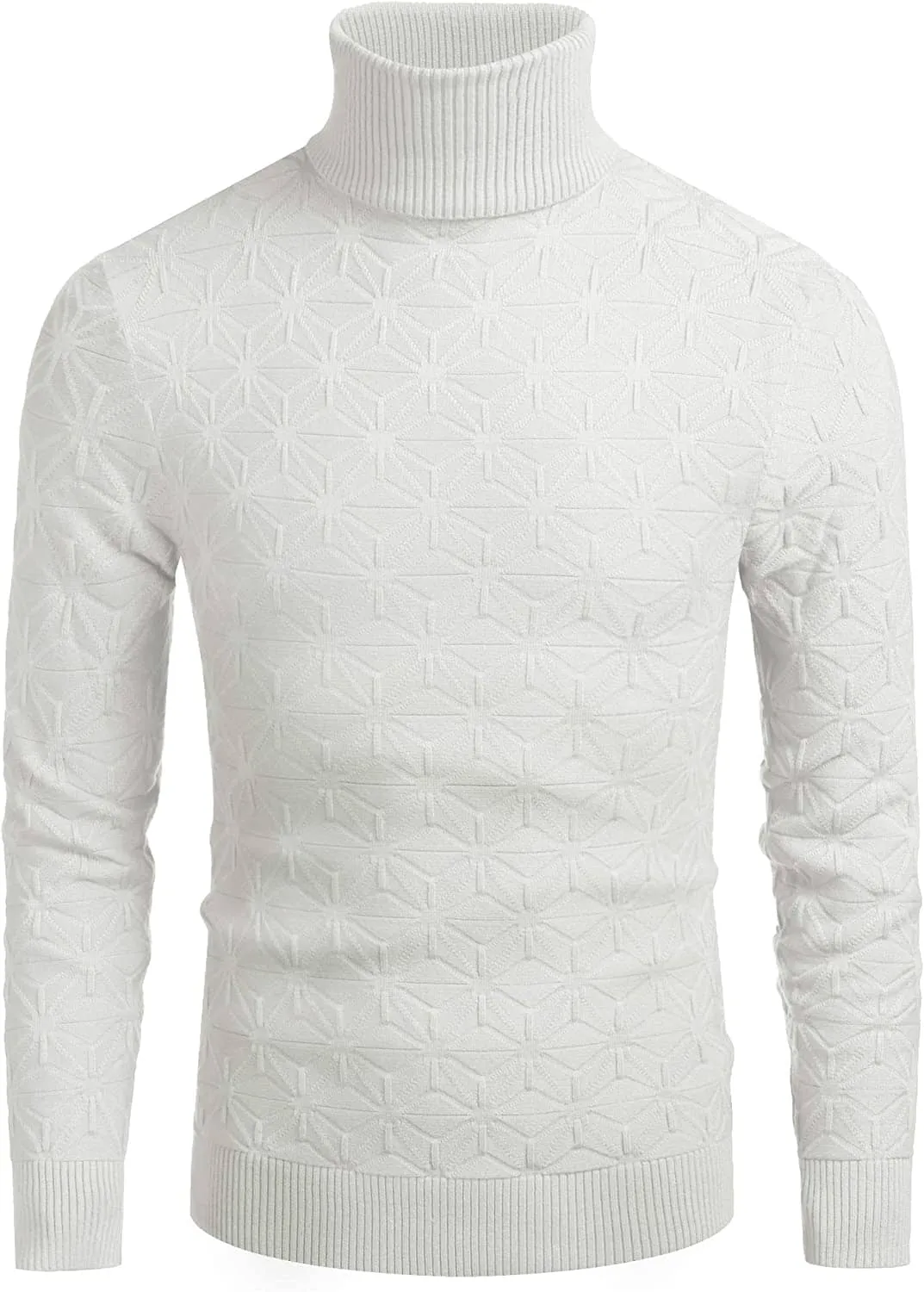 Stylish Slim Fit Turtleneck Pullover Sweater (US Only)