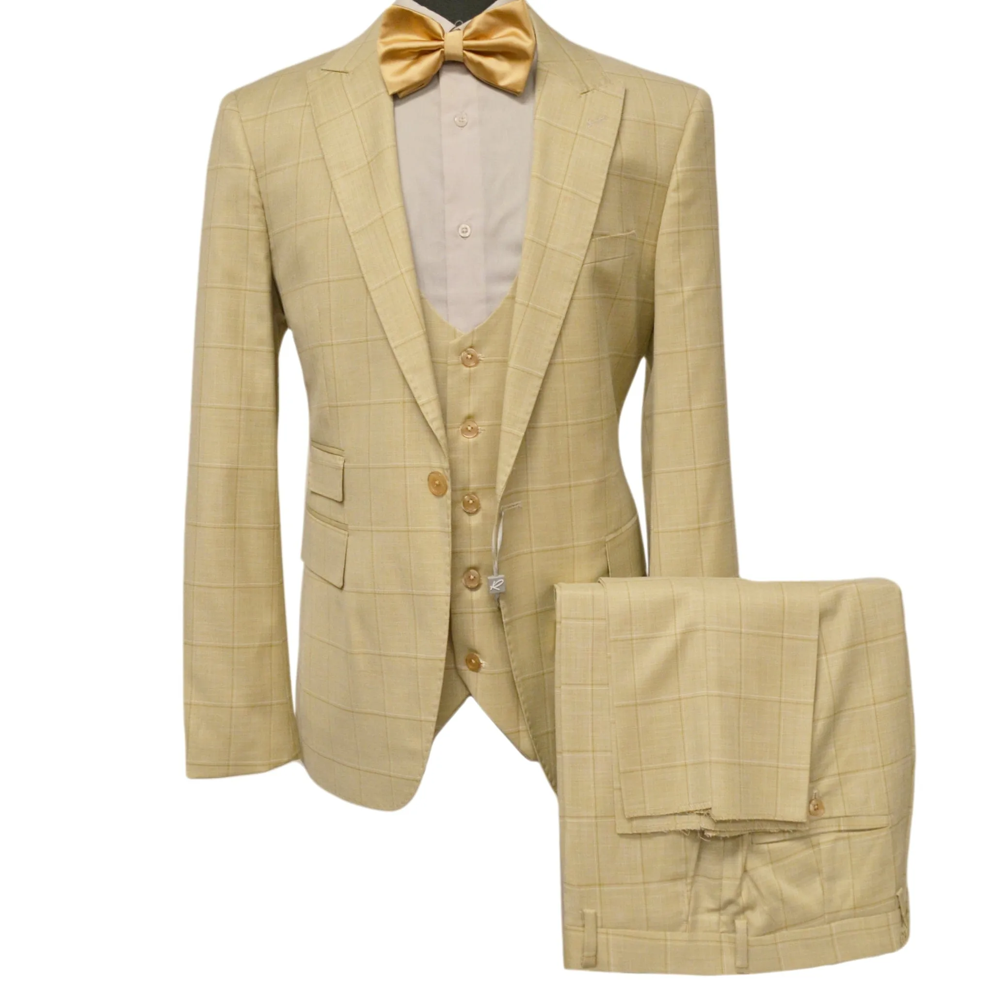 SYDNEY VESTED SUIT/Sydney-3pc