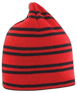 Team reversible beanie | Red/Black/Black