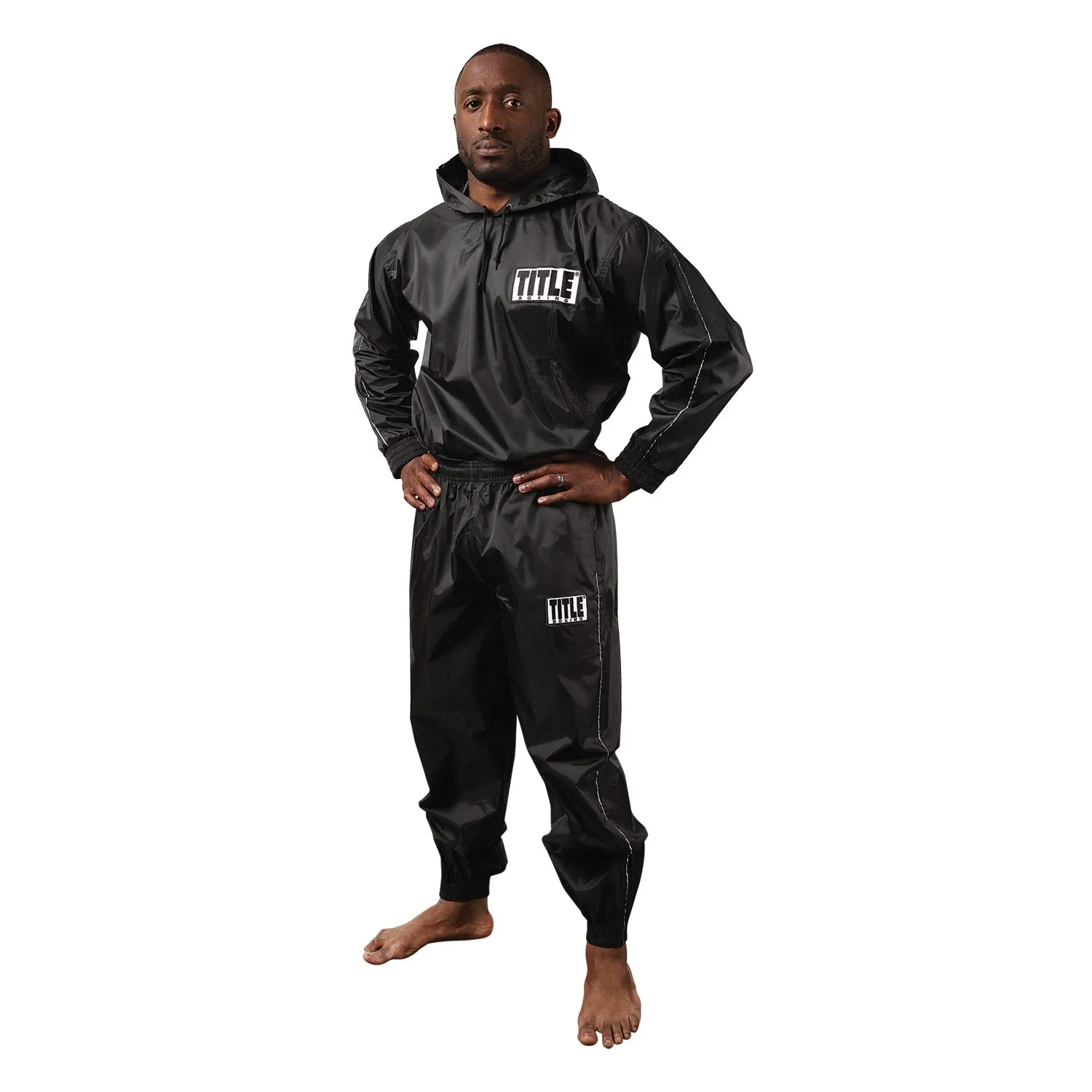 TITLE Boxing Sauna Suit With Hood