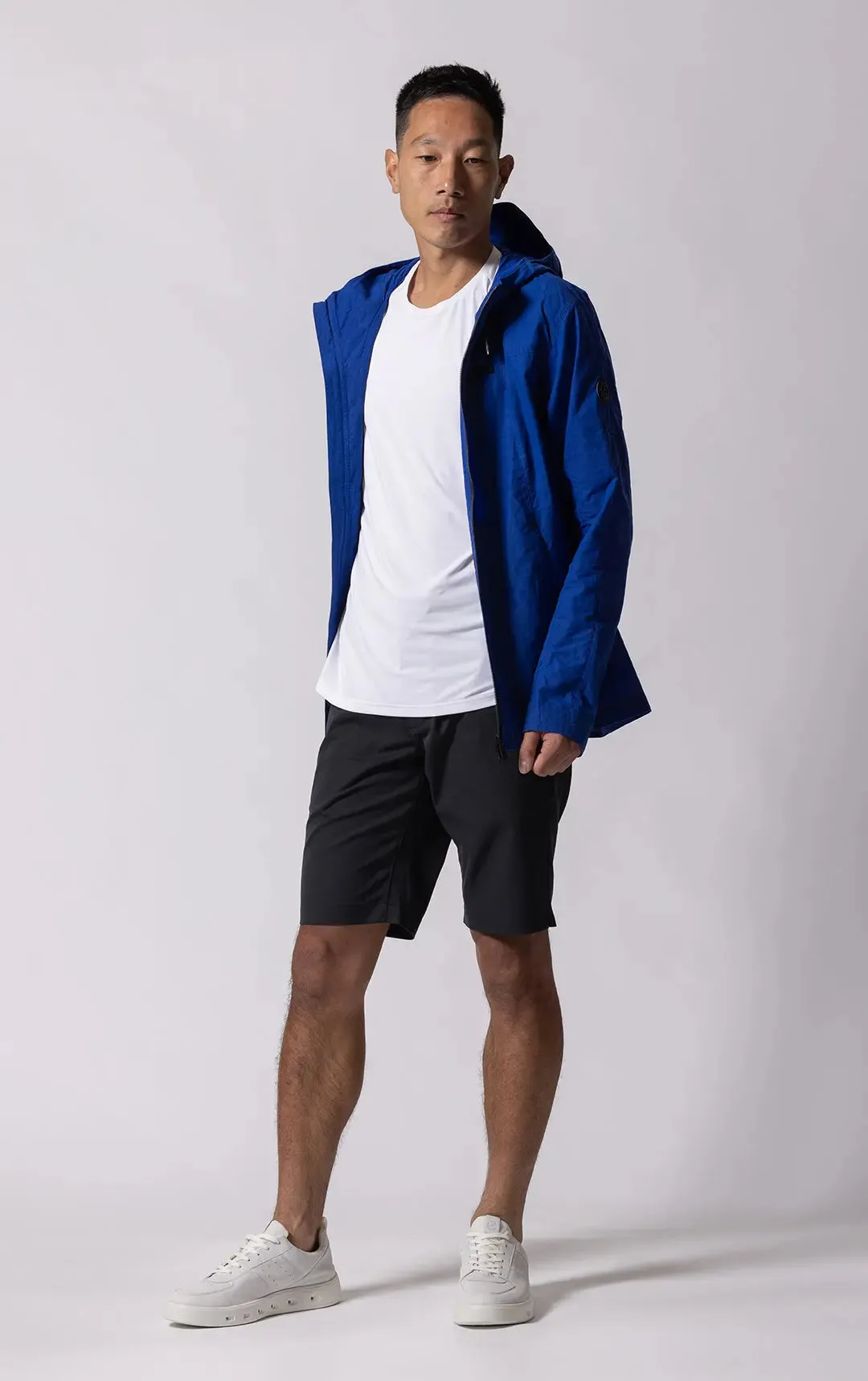 WAXED COTTON HOODED JACKET - CLEARANCE