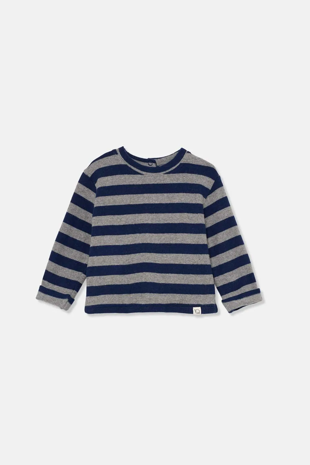 WIDE STRIPES BABY SWEATER