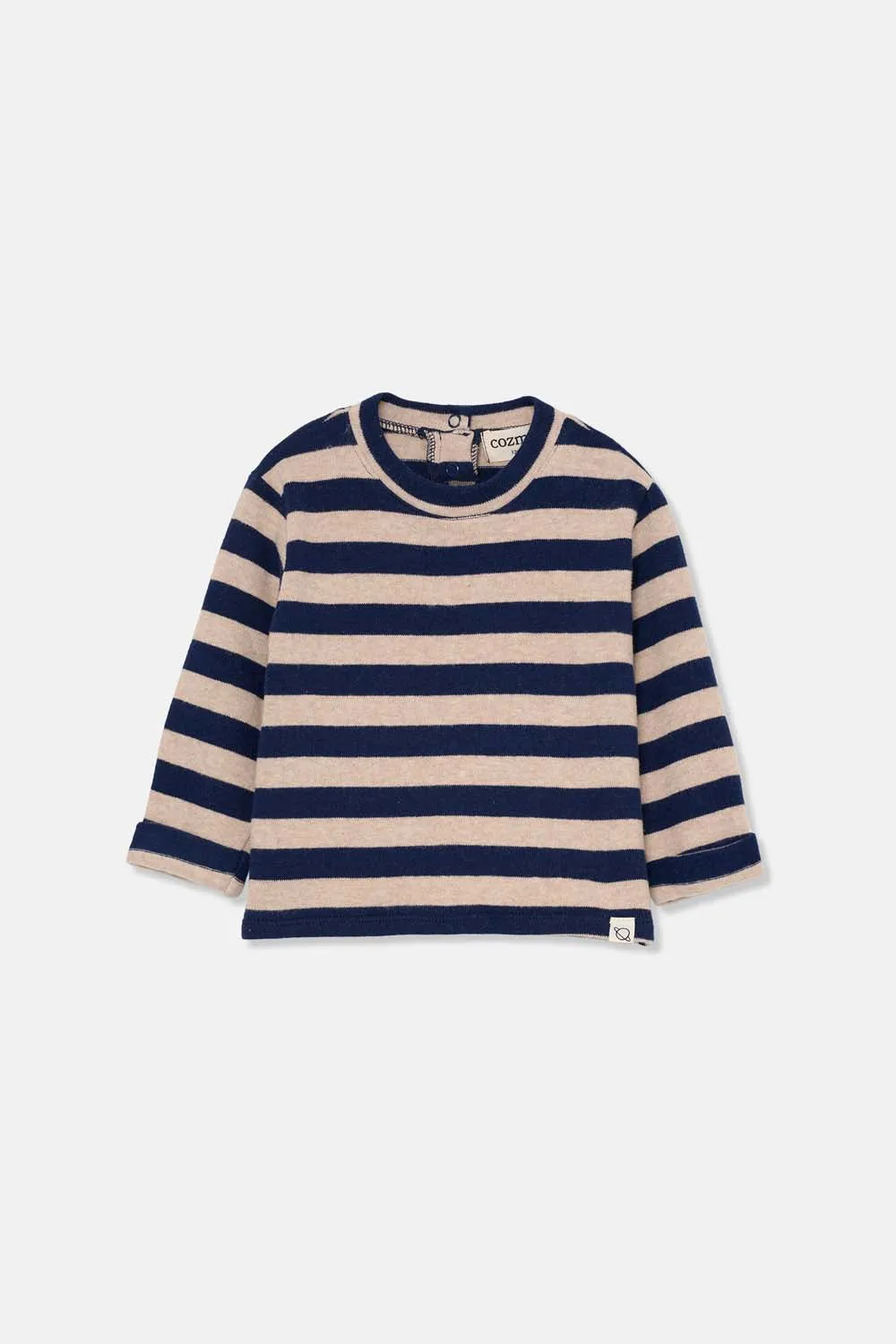 WIDE STRIPES BABY SWEATER