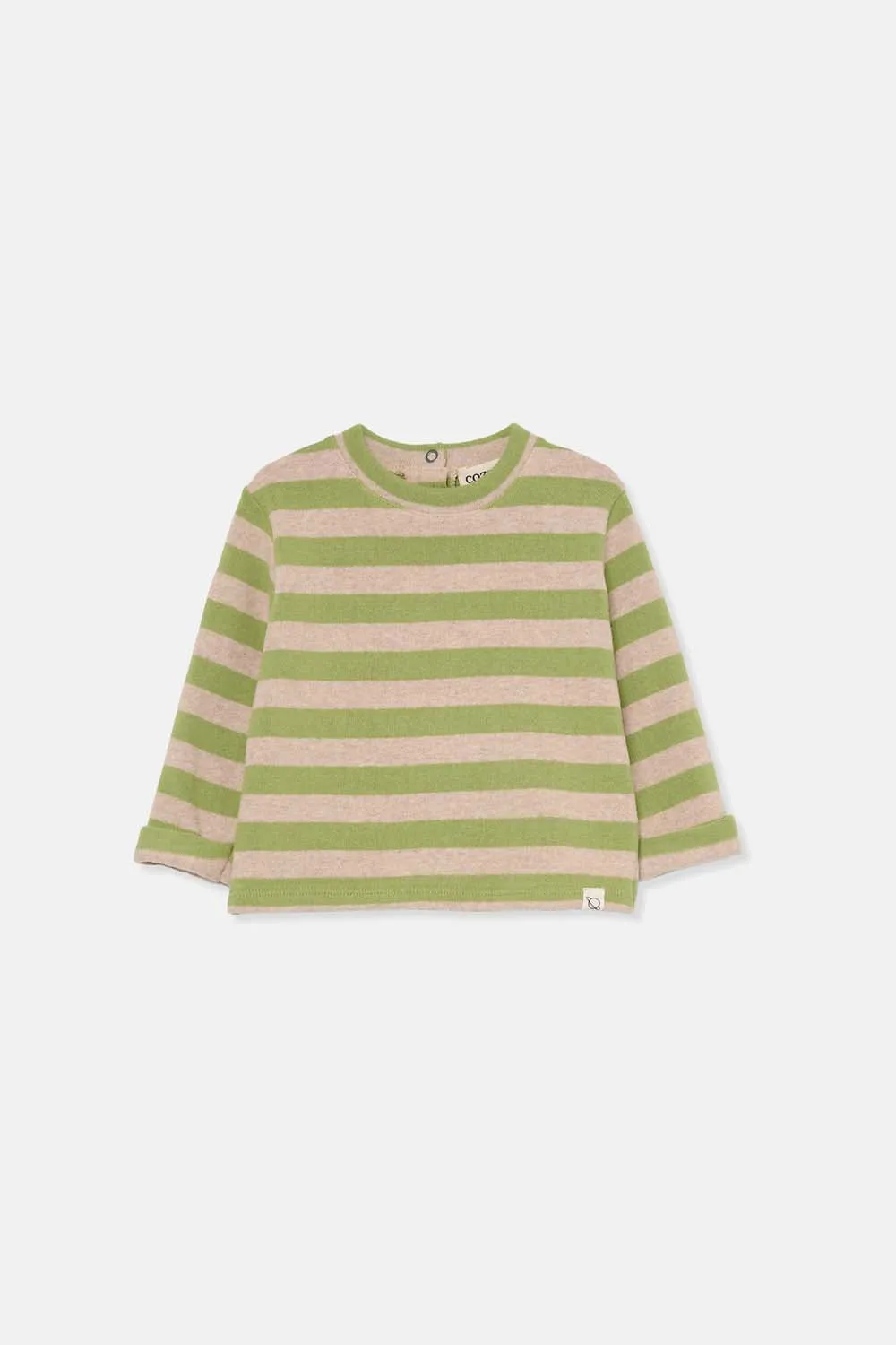 WIDE STRIPES BABY SWEATER