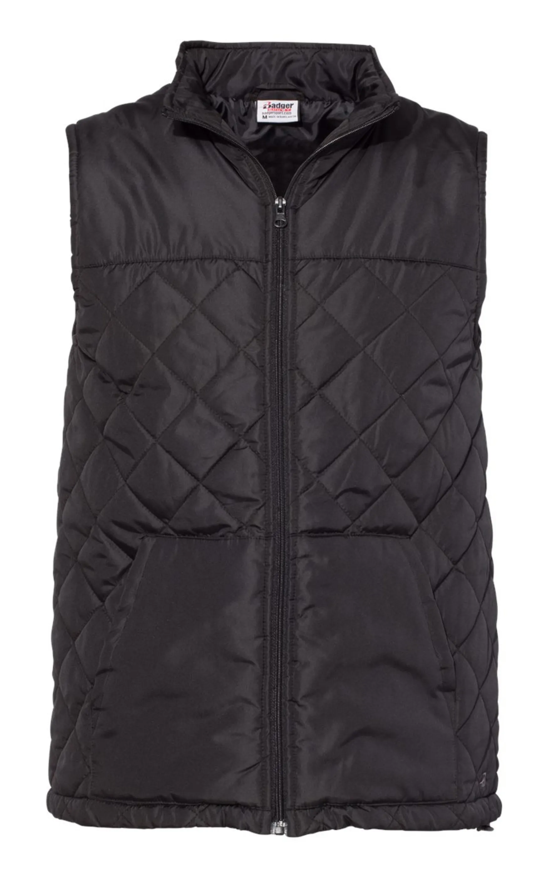 Winter Park Quilted Vest - Black**