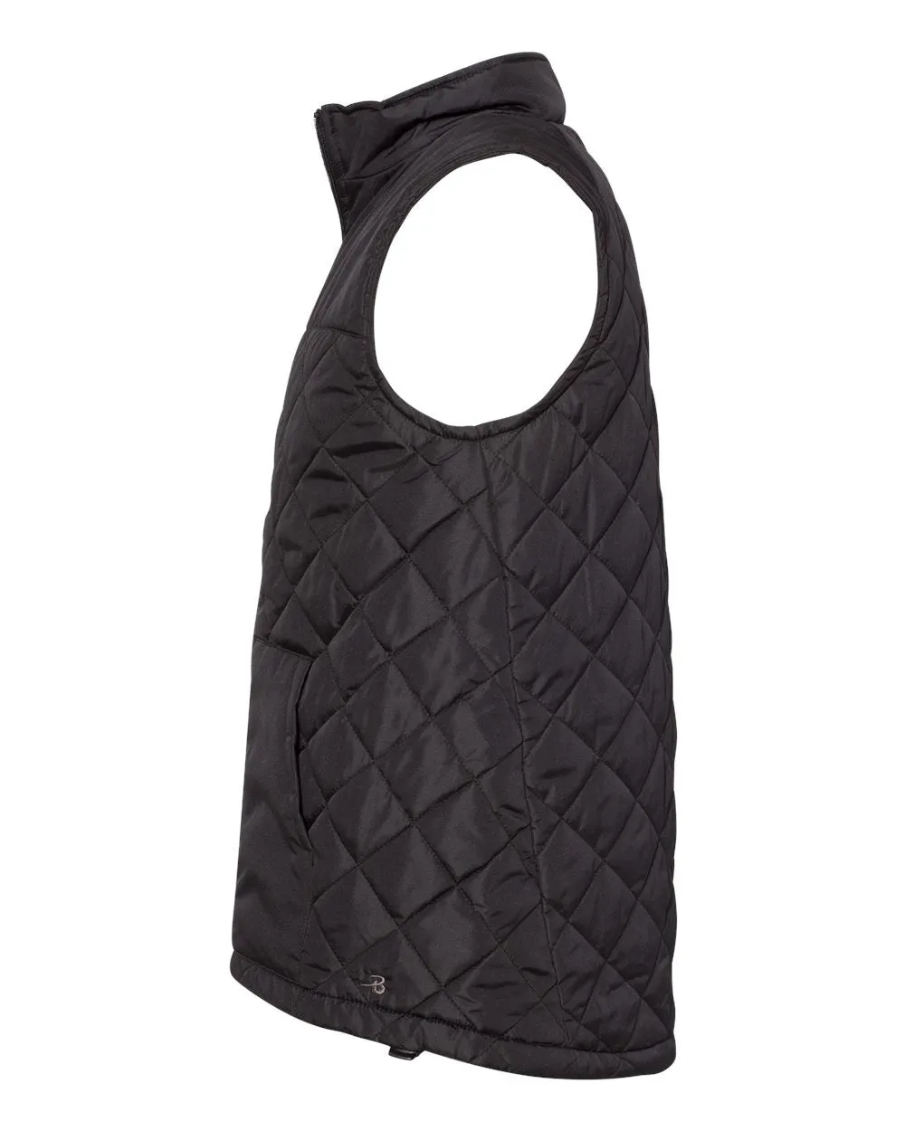 Winter Park Quilted Vest - Black**