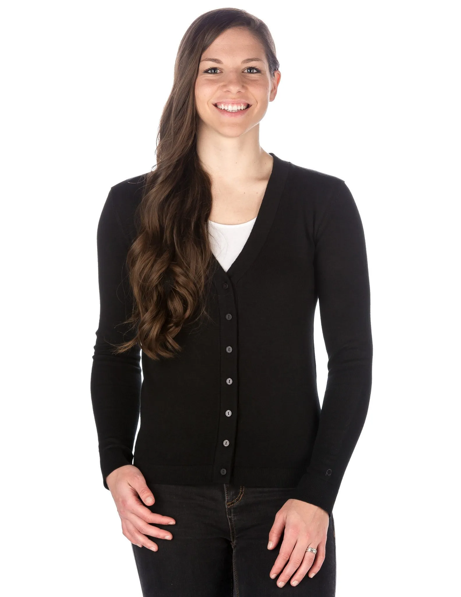 Women's 100% Cotton Cardigan Sweater