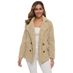 Women's Thick Fleece Polyester Winter Coat