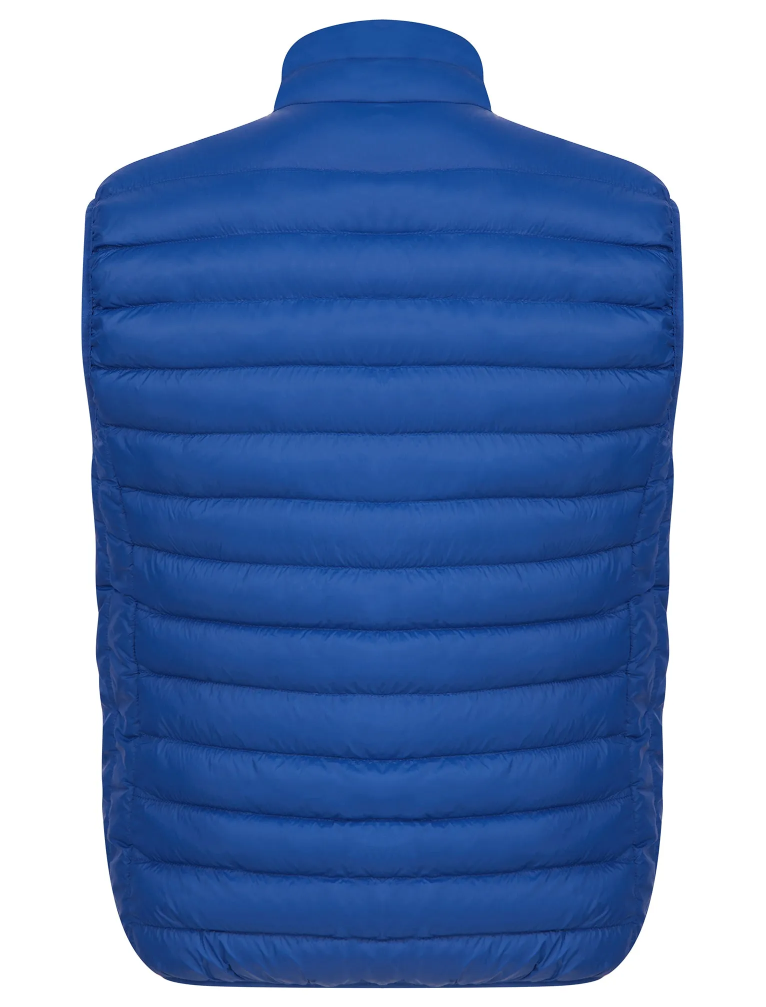 Yuley Quilted Puffer Gilet with Fleece Lined Collar in Sodalite Blue - Tokyo Laundry